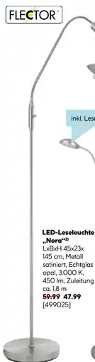Hellweg Flector led-leseleuchte nora Angebot