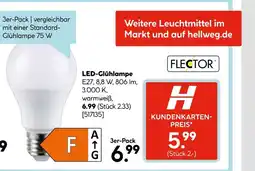 Hellweg Flector led-glühlampe Angebot