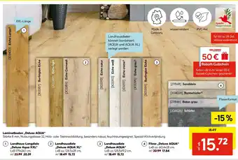 Hellweg Laminatboden „deluxe aqua“ Angebot