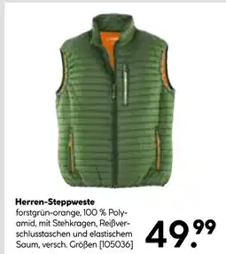 Hellweg Herren-steppweste Angebot