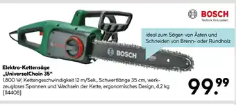Hellweg Bosch elektro-kettensäge „universalchain 35“ Angebot