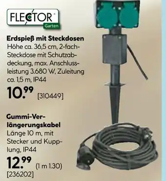 Hellweg Flector erdspieß mit steckdosen Angebot