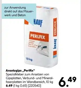 Hellweg Knauf ansetzgips perlfix Angebot