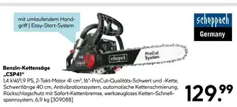 Hellweg Scheppach benzin-kettensäge csp41 Angebot