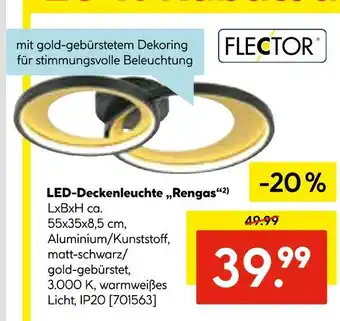 Hellweg Flector led-deckenleuchte 'rengas' Angebot