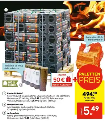 Hellweg Kamin-briketts Angebot