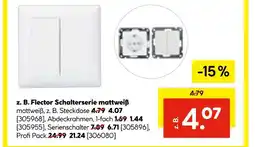 Hellweg Flector mattweiß steckdose Angebot