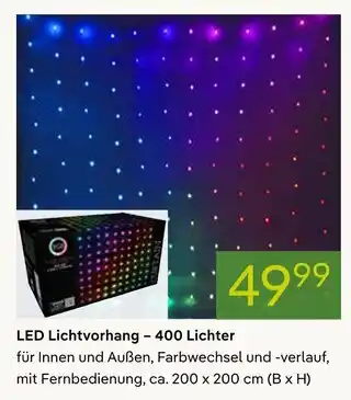 Pflanzen Kölle Led lichtvorhang – 400 lichter Angebot