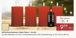 Pflanzen Kölle Led echtwachskerzen magic flame – 4er set Angebot