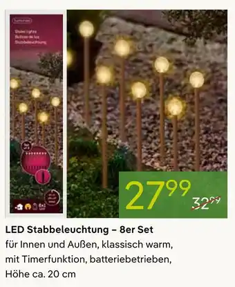 Pflanzen Kölle Led stabbeleuchtung – 8er set Angebot