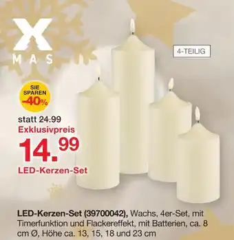 Möbelzentrum Pforzheim Xmas led-kerzen-set Angebot