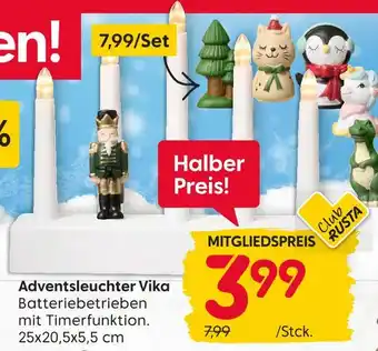 Rusta Adventsleuchter vika Angebot