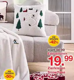 Möbelzentrum Pforzheim Zierkissen snowflake Angebot