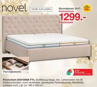 Möbelzentrum Pforzheim Novel polsterbett Angebot