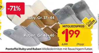 Rusta Pantoffel ruby Angebot
