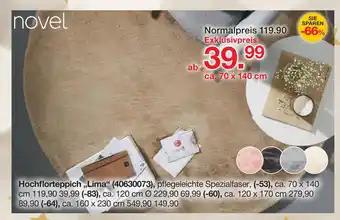 Möbelzentrum Pforzheim Novel hochflorteppich „lima“ Angebot