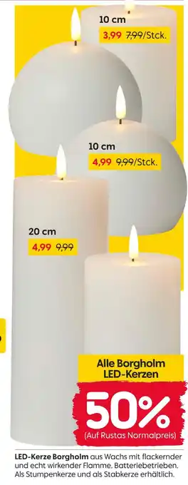 Rusta Led-kerze borgholm Angebot