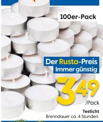 Rusta Teelicht Angebot