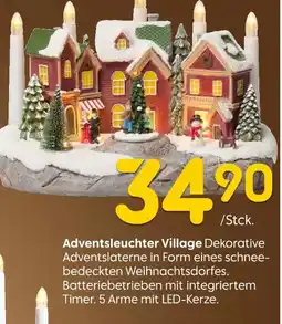 Rusta Adventsleuchter village Angebot