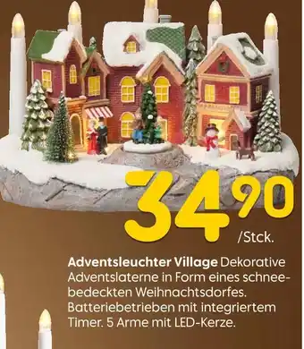 Rusta Adventsleuchter village Angebot