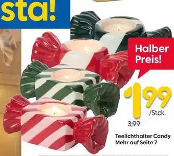 Rusta Teelichthalter candy Angebot