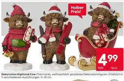Rusta Dekoration highland cow Angebot