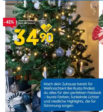 Rusta Weihnachtsbaum cervina Angebot