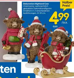 Rusta Dekoration highland cow Angebot