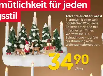 Rusta Adventsleuchter forest Angebot
