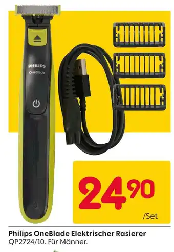 Rusta Philips oneblade elektrischer rasierer Angebot