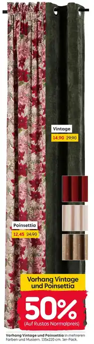 Rusta Vorhang vintage Angebot