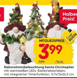 Rusta Dekorationsbeleuchtung santa christopher Angebot