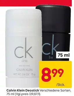 Rusta Calvin klein deostick Angebot
