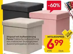 Rusta Sitzpouf mit aufbewahrung Angebot