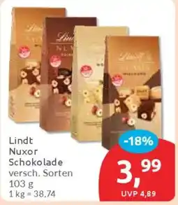 Budni Lindt Nuxor Schokolade Angebot