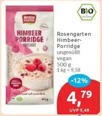 Budni Rosengarten Himbeer- Porridge Angebot