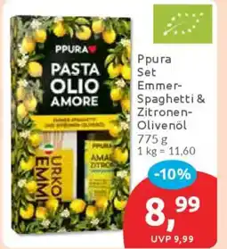 Budni Ppura Set Emmer- Spaghetti & Zitronen- Olivenöl Angebot