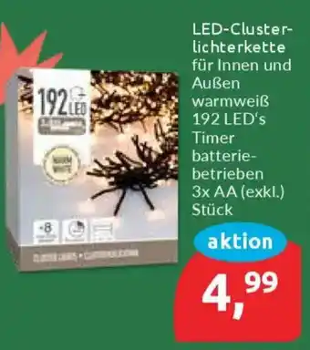 Budni LED-Clusterlichterkette Angebot