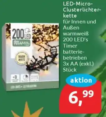 Budni LED-Micro- Clusterlichterkette Angebot
