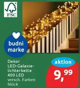 Budni Dekor LED-Galaxielichterkette Angebot
