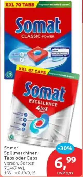 Budni Somat Spülmaschinen- Tabs oder Caps Angebot