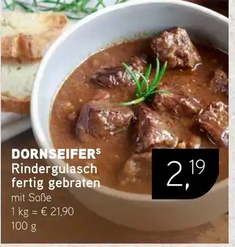 Dornseifer DORNSEIFERS Rindergulasch fertig gebraten mit Soße Angebot