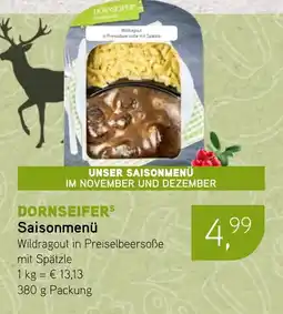 Dornseifer DORNSEIFERS Saisonmenü Angebot