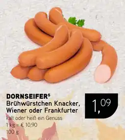 Dornseifer DORNSEIFERS Brühwürstchen Knacker, Wiener oder Frankfurter Angebot