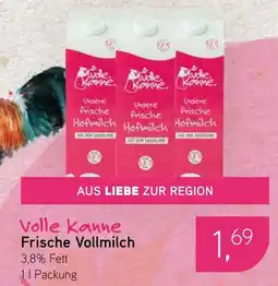 Dornseifer Volle kanne Frische Vollmilch 3,8% Fett Angebot