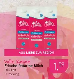Dornseifer Volle Kanne Frische fettarme Milch 1,8% Fett Angebot