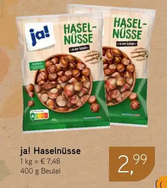 Dornseifer ja! Haselnüsse Angebot