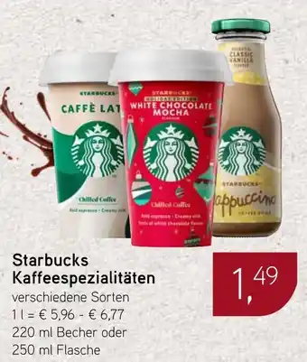 Dornseifer Starbucks Kaffeespezialitäten Angebot