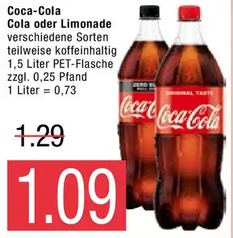 Marktkauf Coca-Cola Cola oder Limonade Angebot