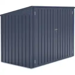 Netto Marken-Discount Metall Mülltonnenbox anthrazit, 172x100x131 cm Angebot